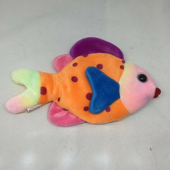 Ty Beanie Baby Lips Fish Plush Stuffed Animal Retired W Tag Birthday Mar 15 1999 - Picture 5 of 10